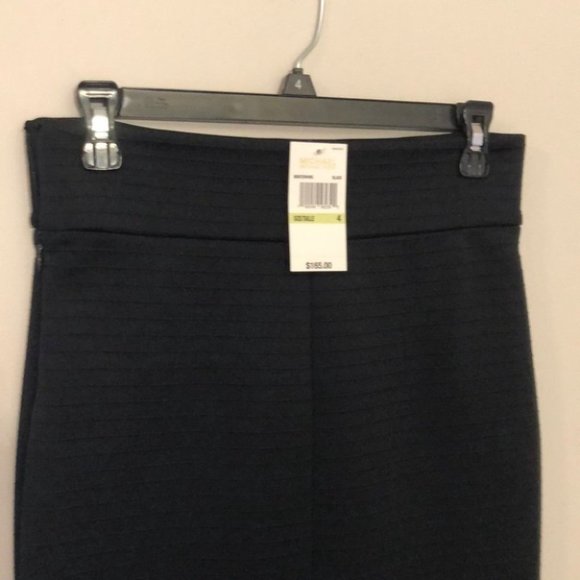 Michael Michael Kors Ribbed Pencil Skirt, Black - Picture 5 of 10